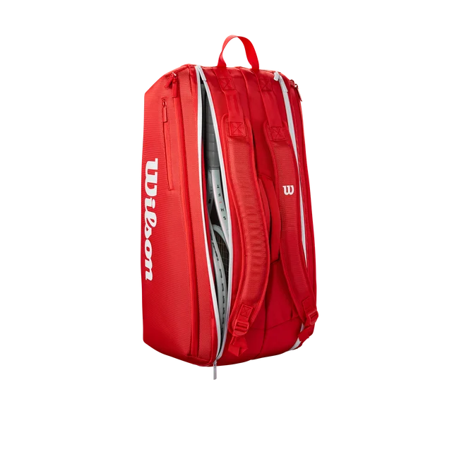 Wilson Super Tour 9 Pack (Rojo) — Raquetero